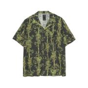 Maharishi Dragon Bamboo Camp Collar Shirt Multicolor, Herr