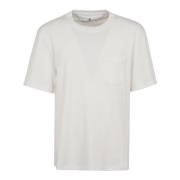 Brunello Cucinelli Klassisk T-shirt White, Herr