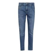 7 For All Mankind Slim Fit Jeans Blue, Herr