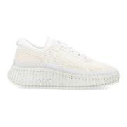 Chloé Vita Mesh Sneakers för Kvinnor White, Dam