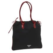 Prada Vintage Pre-owned Nylon prada-vskor Black, Dam