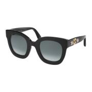 Gucci Stiliga solglasögon Gg0208S Black, Dam