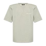 Balmain T-shirt med logotyp Gray, Herr