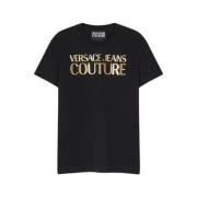 Versace Jeans Couture Svart Guld Logo Branding Mode Black, Herr