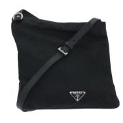 Prada Vintage Pre-owned Nylon prada-vskor Black, Dam