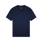 Paul & Shark Blå Bomull Jersey T-shirt med Logo Blue, Herr