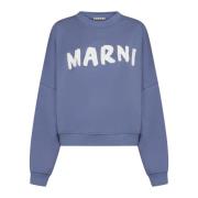 Marni Fashionable Sweater Picks Blue, Dam