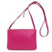 Celine Vintage Pre-owned Laeder axelremsvskor Pink, Dam