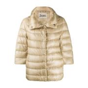 Herno Beige Casual Dunjacka Kvinnor Beige, Dam