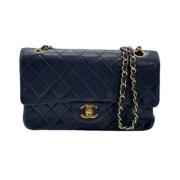 Chanel Vintage Pre-owned Laeder axelremsvskor Black, Dam