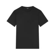 Dondup Svart Bomull Jersey T-shirt Black, Herr