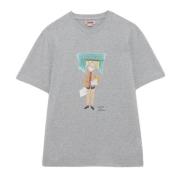 Baracuta Slowboy Colourman Tee Grå Melange Gray, Herr