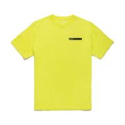RefrigiWear Bomullst-shirt med präglad logotyp Yellow, Herr