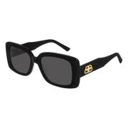 Balenciaga Solglasögon för kvinnor, Modell Bb0048S Black, Unisex