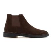 Clarks Brun Chelsea Herr Mocka Boots Brown, Herr