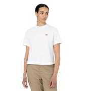 Dickies Avslappnad Bomullstee White, Dam