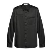 Helmut Lang Skjorta med ficka Black, Herr