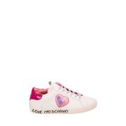 Love Moschino Sneakerd.casse25 Vita Sneakers Multicolor, Dam