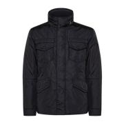 Peuterey Urban Militärstil Field Jacket Black, Herr