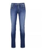 Replay Slim-Fit High-Waist Five-Pocket Jeans Blue, Herr