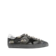 Golden Goose Svarta Sneakers med Stjärn Patch Multicolor, Herr