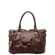 Gucci Vintage Pre-owned Laeder gucci-vskor Brown, Dam