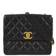 Chanel Vintage Pre-owned Laeder chanel-vskor Black, Dam