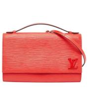 Louis Vuitton Vintage Pre-owned Laeder kuvertvskor Red, Dam