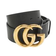 Gucci Vintage Pre-owned Laeder skrp Black, Dam