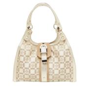 Versace Pre-owned Pre-owned Canvas handvskor Gray, Dam