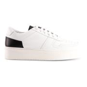 National Standard Handgjorda Etiska Sneakers Vit Svart White, Herr