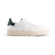 National Standard Handgjorda Etiska Sneakers Vit Grön White, Dam