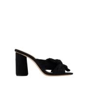 Loeffler Randall Svart Läder Penny Pumps Black, Dam