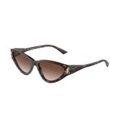 Jimmy Choo Brun Gradient Ram Solglasögon Brown, Unisex