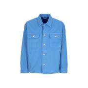 Obey Division Shirt Jacket French Blue Blue, Herr