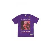 Mitchell & Ness NBA Vintage Logo Tee Vince Carter Purple, Herr