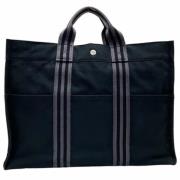 Hermès Vintage Pre-owned Canvas totevskor Blue, Dam