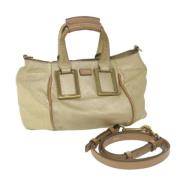 Chloé Pre-owned Pre-owned Laeder handvskor Beige, Dam