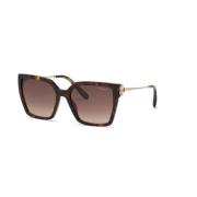 Chopard Klassisk Havana Brun Gradient Solglasögon Brown, Dam