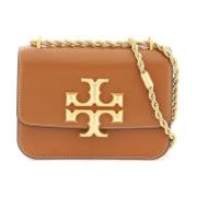Tory Burch Eleanor Small Leather Shoulder Bag Brown, Dam