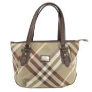 Burberry Vintage Pre-owned Canvas handvskor Brown, Dam