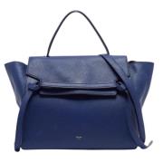 Celine Vintage Pre-owned Laeder handvskor Blue, Dam