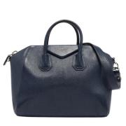 Givenchy Pre-owned Pre-owned Laeder handvskor Blue, Dam