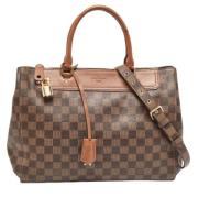 Louis Vuitton Vintage Pre-owned Laeder totevskor Brown, Dam