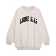 Anine Bing Vintage Tyler Sweatshirt White, Dam