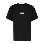 MM6 Maison Margiela Avslappnad Bomull T-shirt Black, Herr