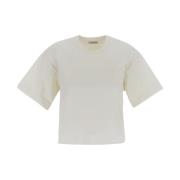 Autry Kort bomullst-shirt White, Dam