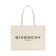 Givenchy Logo Print Large Tote Bag Beige, Dam
