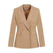 Max Mara Elegant Osanna Blazer Brown, Dam