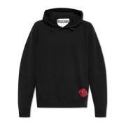 Moschino Bomullsweatshirt Black, Herr